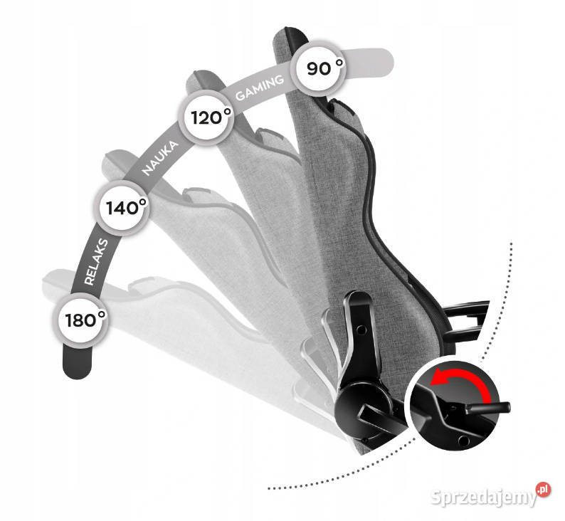 Fotel gamingowy dziecka Huzaro Ranger 60 Fotele wielkopolskie