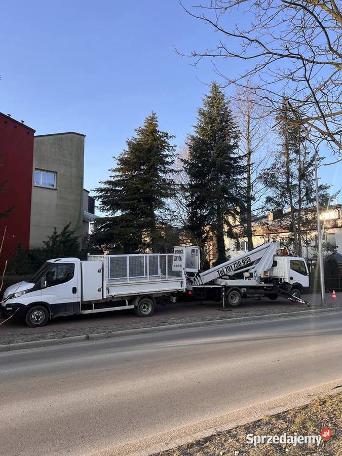 Usługi podnośnikiem koszowym 22m Nowy Sącz