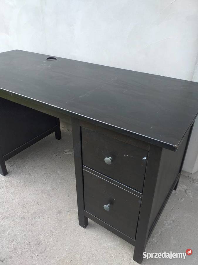 Biurko Hemnes czarne wielkopolskie Kórnik sprzedam