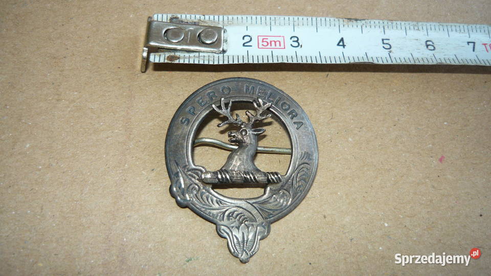 Brosza srebrna SPERO MELIORA mc INVSS Scottish podlaskie Sokółka