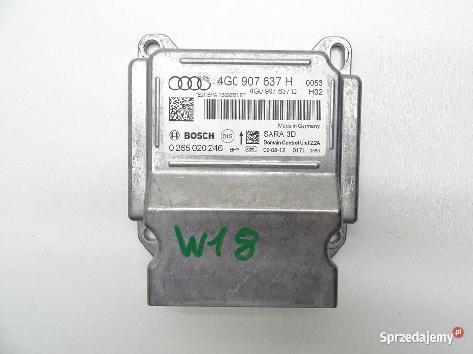 MODUŁ STEROWNIK AIRBAG PODUSZEK POWIETRZNYCH małopolskie