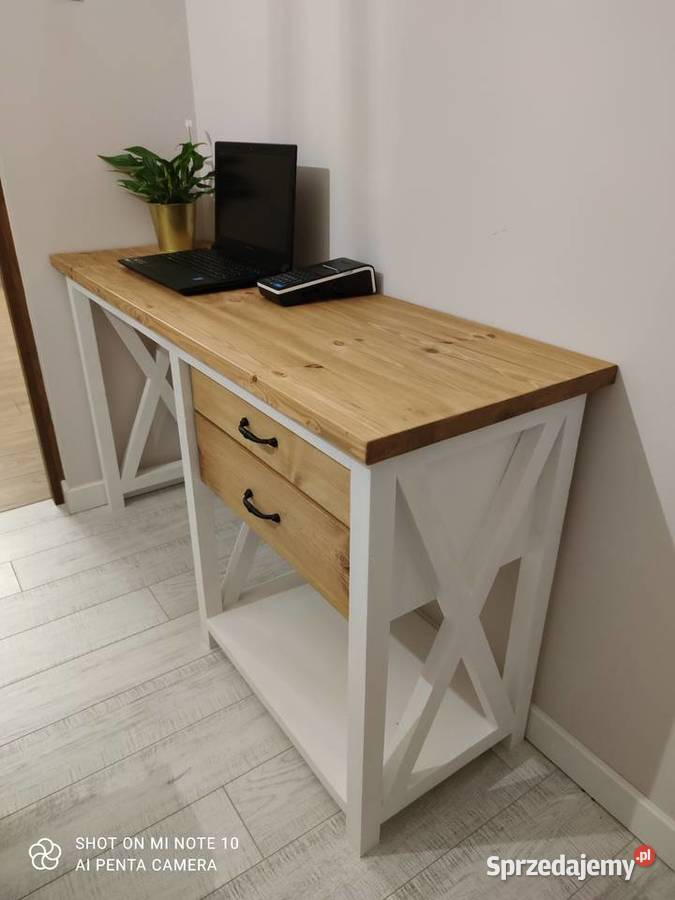 Biurko drewniane lite drewno 50cm Zduńska Wola