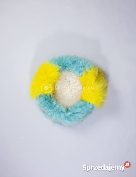 Legowisko zwierząt ze skóry owczej 50 żółto Skóry małopolskie Szaflary