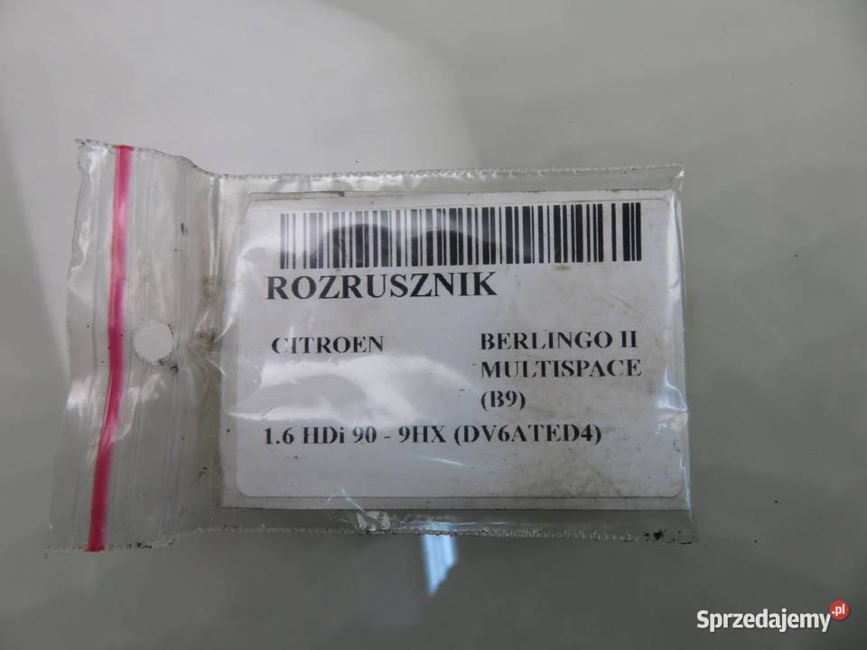 ROZRUSZNIK CITROEN BERLINGO II 16 HDi 90 małopolskie