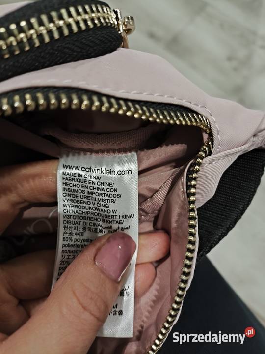 Torebka damska nerka mała Calvin Klein pudrowy Na ramię  Poznań