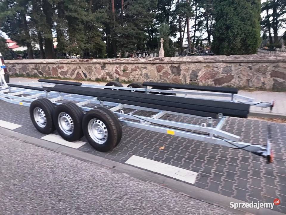 Przyczepa podłodziowaslipowa portowa trzyosiowa 5000kg Pozostałe