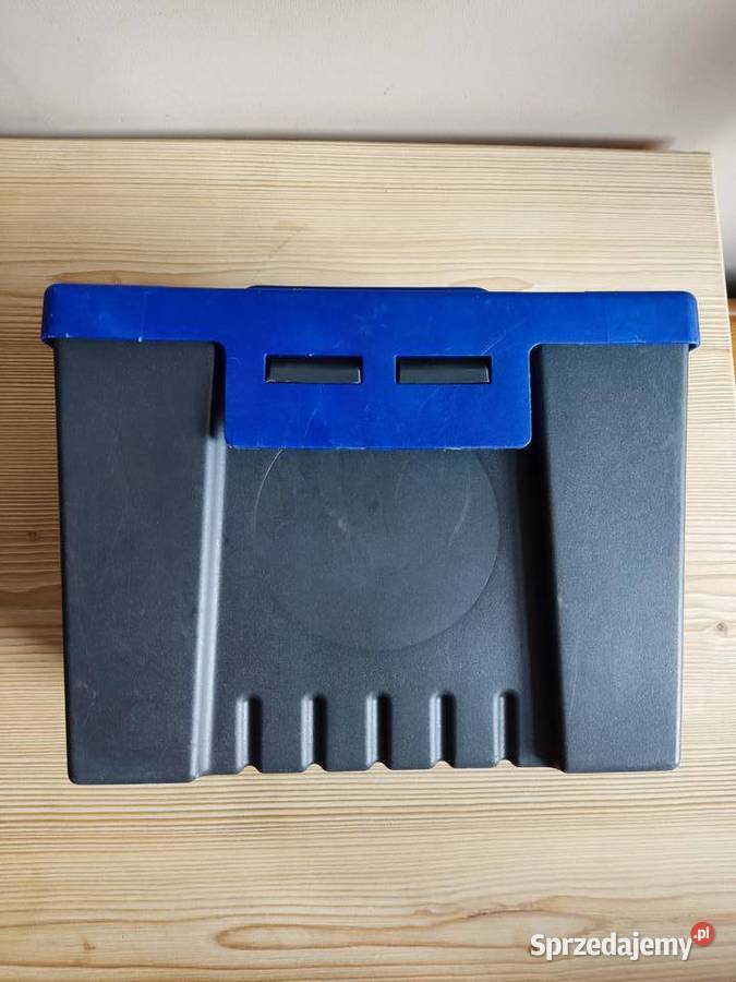 Skrzynka plastikowa uniwersalna szaro niebieska Głuchołazy sprzedam