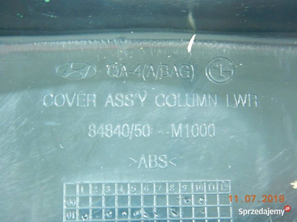 OSŁONA KOLUMNY KIEROWNICY GALLOPER 0003 ASO