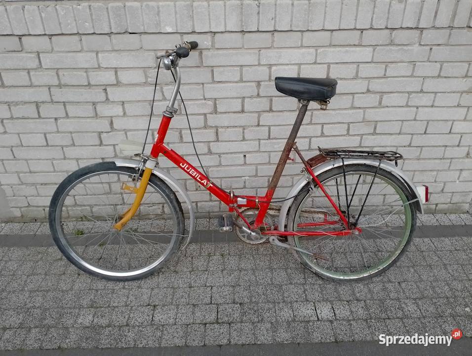 Rower Jubilat oryginał PRL sprawny TRAPER Części i akcesoria Mirzec