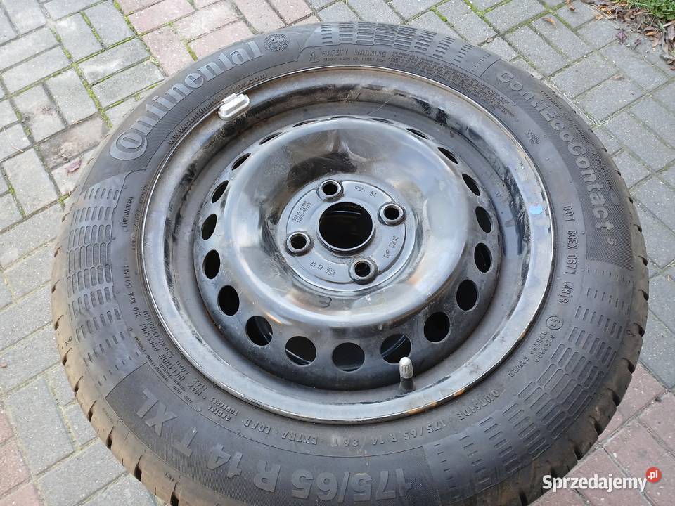 koła hyundai kia 17565R14 et4755x14 contineltal lubuskie Strzelce Krajeńskie