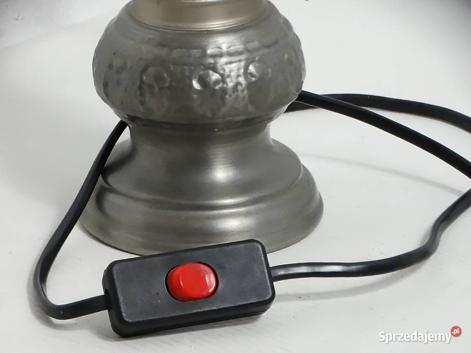 Klimatyczna lampa stołowa retro stylizowana Biłgoraj sprzedam