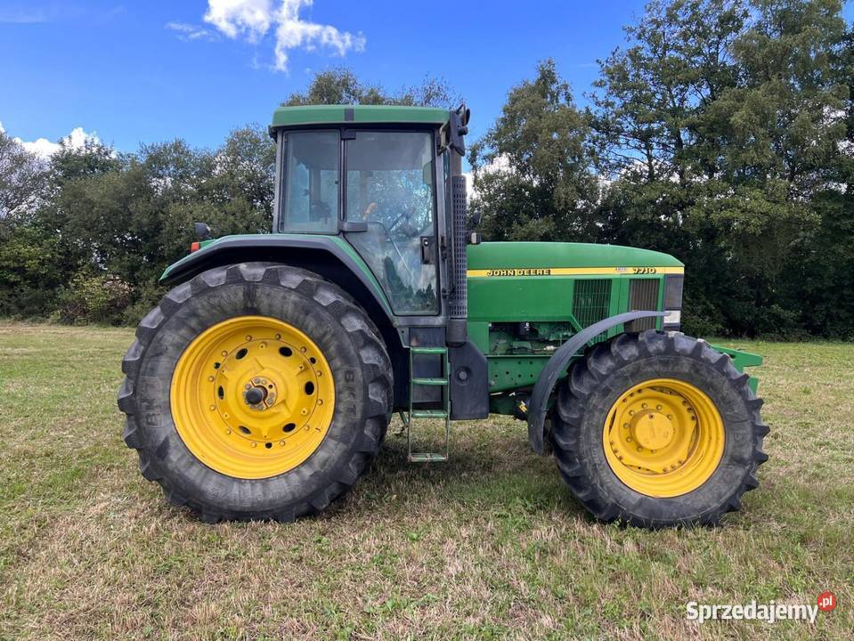 John Deere 7710 z TLS 2001 r Moc 166 uszkodzony Łobżenica