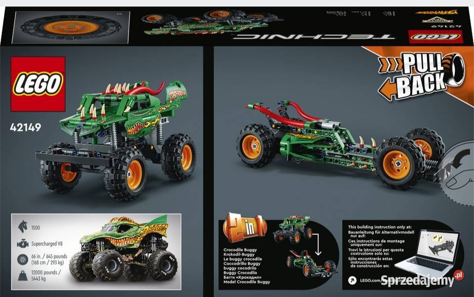 LEGO Technic 42149 Monster Jam Dragon Mikołów