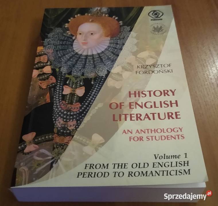 History of English literature an anthology for Gdańsk