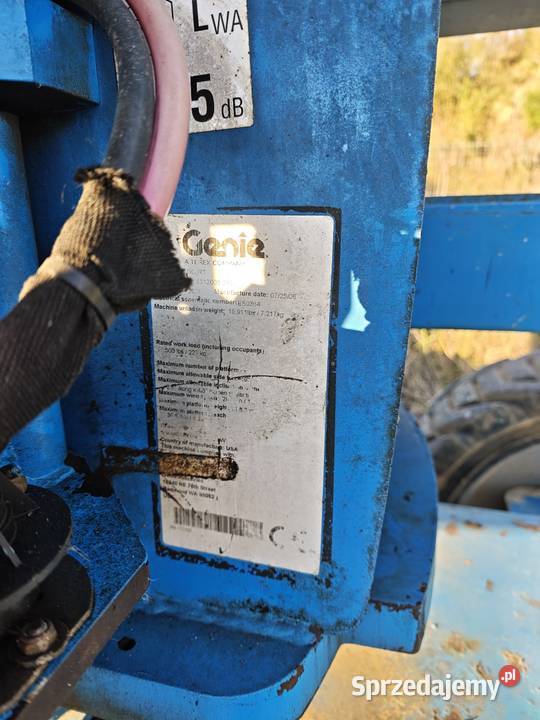 Genie z51 18 m podnośnik koszowy śląskie Żory sprzedam