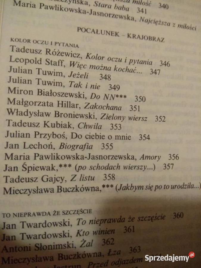 Antologia wierszy prezenty gwiazdka antykwariat sprzedam