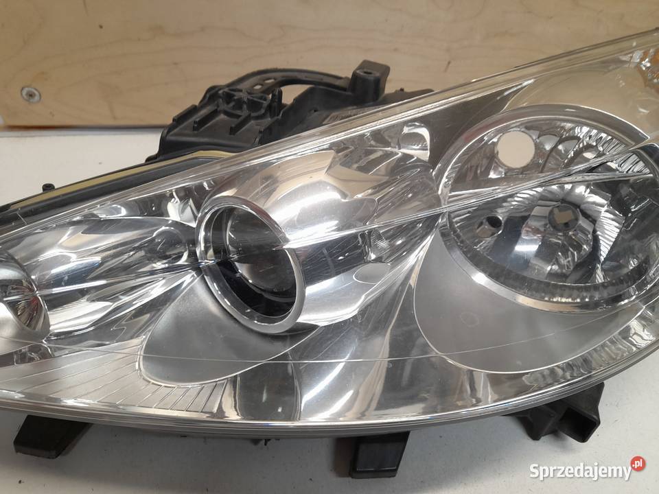 PEUGEOT 207 LAMPA LEWA PRZÓD SOCZEWKA EU lewe Lampy przednie Goleniów