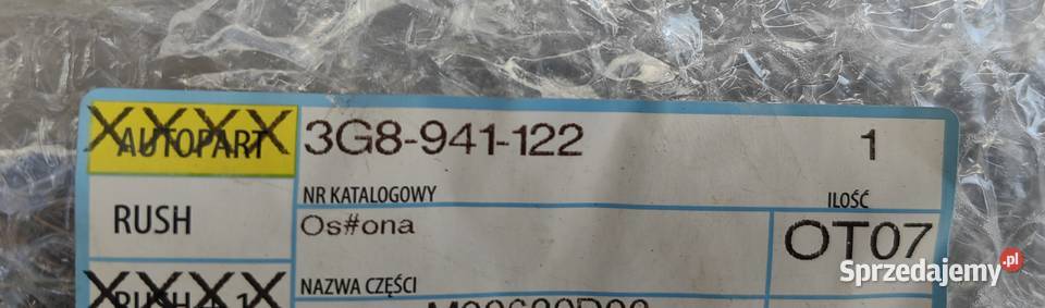 3G8941121 VW ARTEON 1723 NAKŁADKA OSŁONA LAMPY osobowe Rożnów