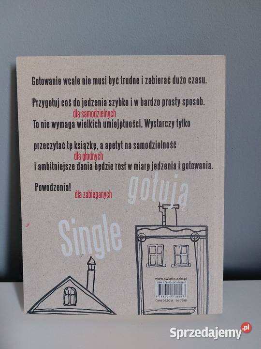 Single gotują książka kulinarna przepisy kuchnia