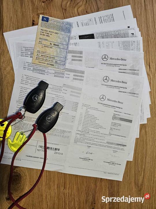 Mercedes Vito 22 Diesel 100 BEZWYPADKOWY Piękny Warszawa