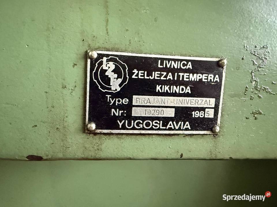Szlifierka do otworów LIVNICA KIKINDA Tarnowskie Góry