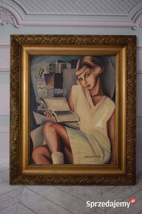 T De Łempicka Portret Uczennicy Studentka z