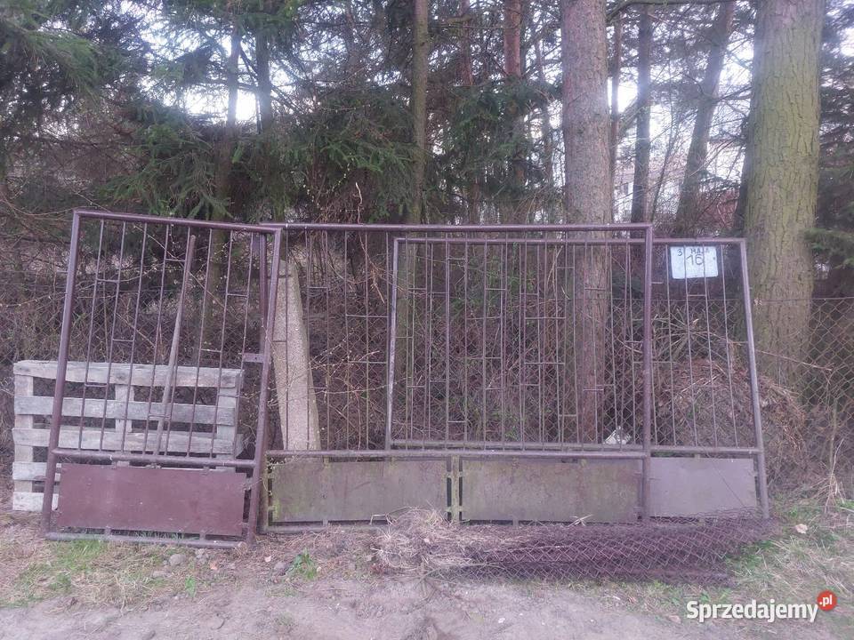 Kompletna brama furtka Ogrodzenia i bramy Gorzędów sprzedam