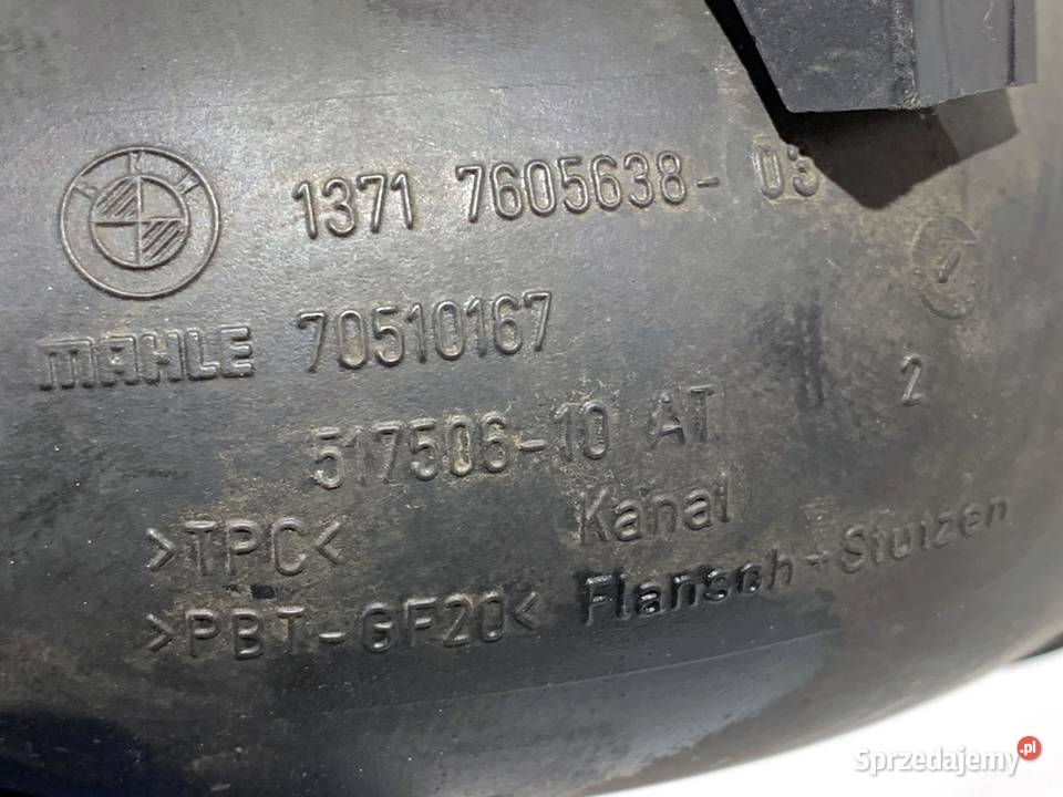 RURA POWIETRZA BMW F30 7605045 20 245 1118 osobowe podkarpackie