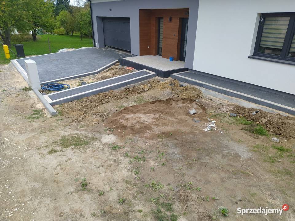 Drobne prace brukarskie transport Krzeszowice usługi budowlane