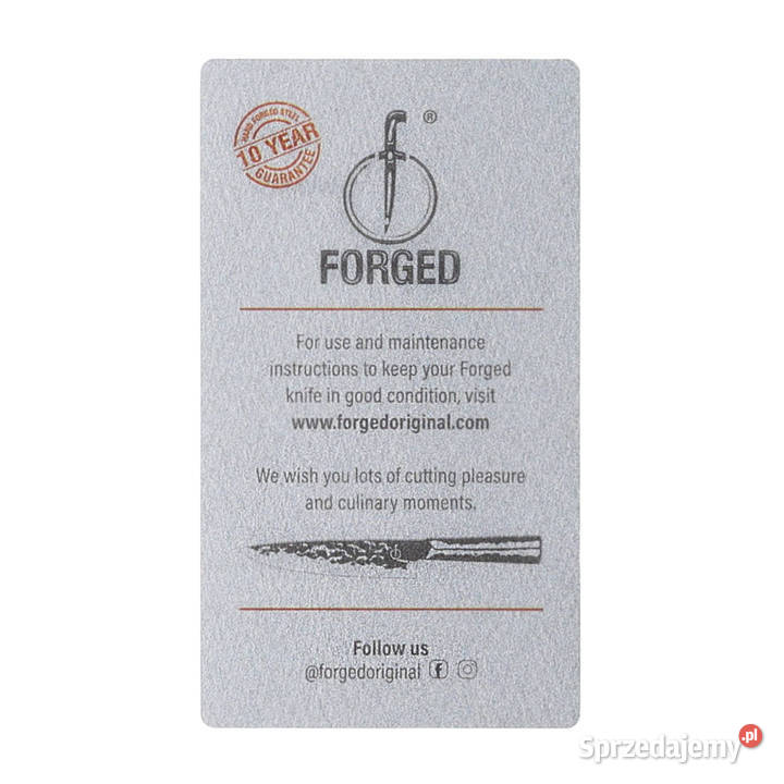 Nóż kuchenny uniwersalny Forged Sebra Warszawa