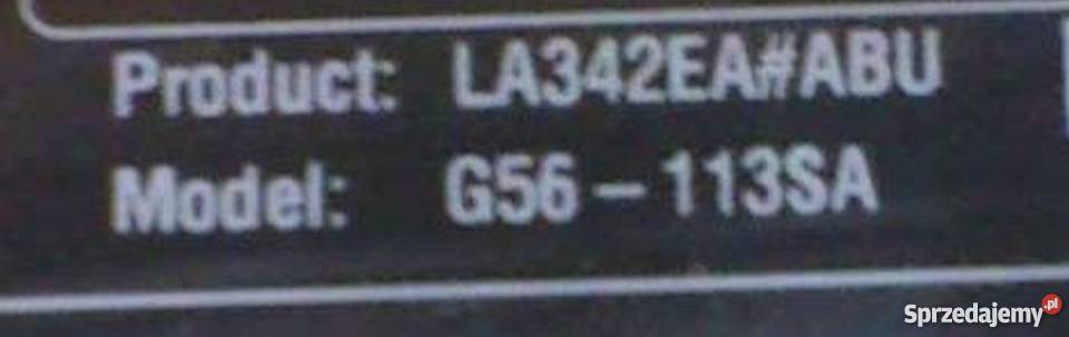 Klawiatura do laptopa HP G56 Elektronika Łódź