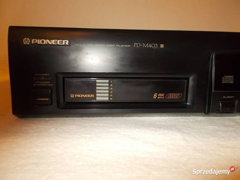 PIONEER PDM403odtwarzacz na 6 płyt cd Odtwarzacze CD i MD