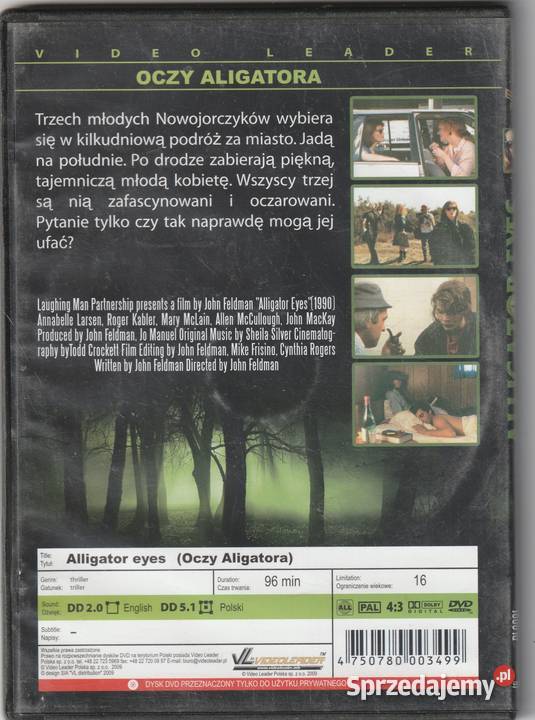 OCZY ALIGATORA 1990 Annabelle Larsen Kultura i Rozrywka Pruszków