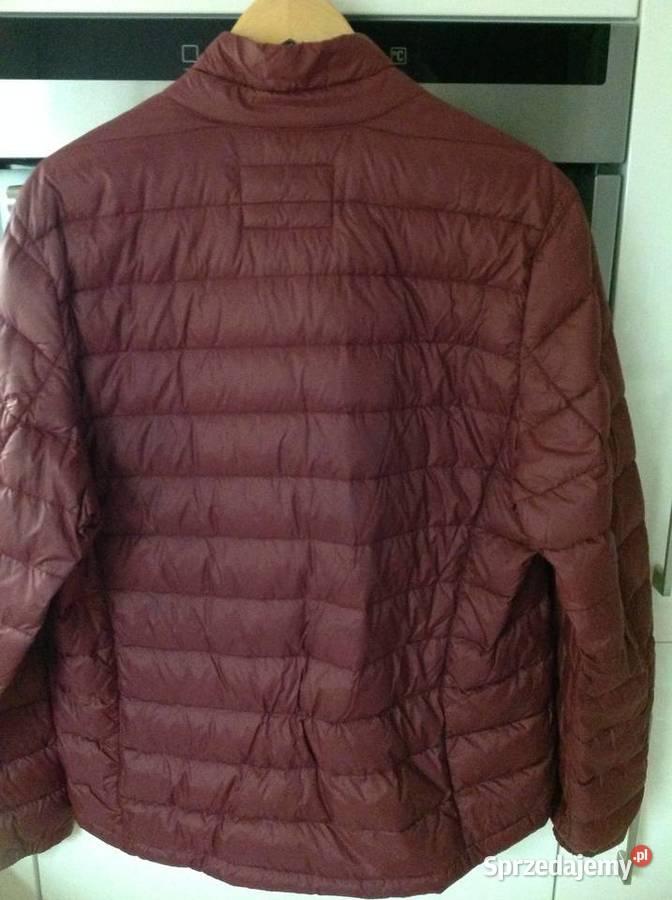 Kurtka Przejściowa Puchowa Męska YORN L Bordowa Kurtki i płaszcze Nowa Sól