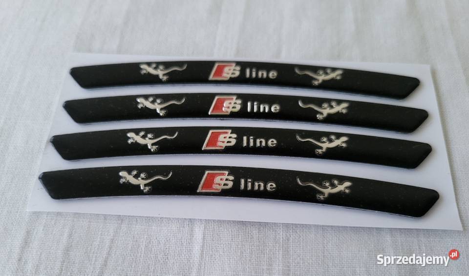 Naklejkiemblematy na felgi Audi Sline Black Gliwice