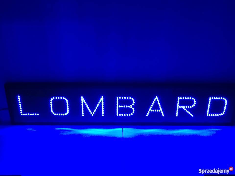 Reklama LED LOMBARD 150x30 zewnętrzna Pomiechówek