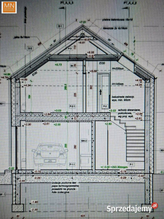 Dom wolnostojący 124m2 Łuczyce Pod Lasem 392m2