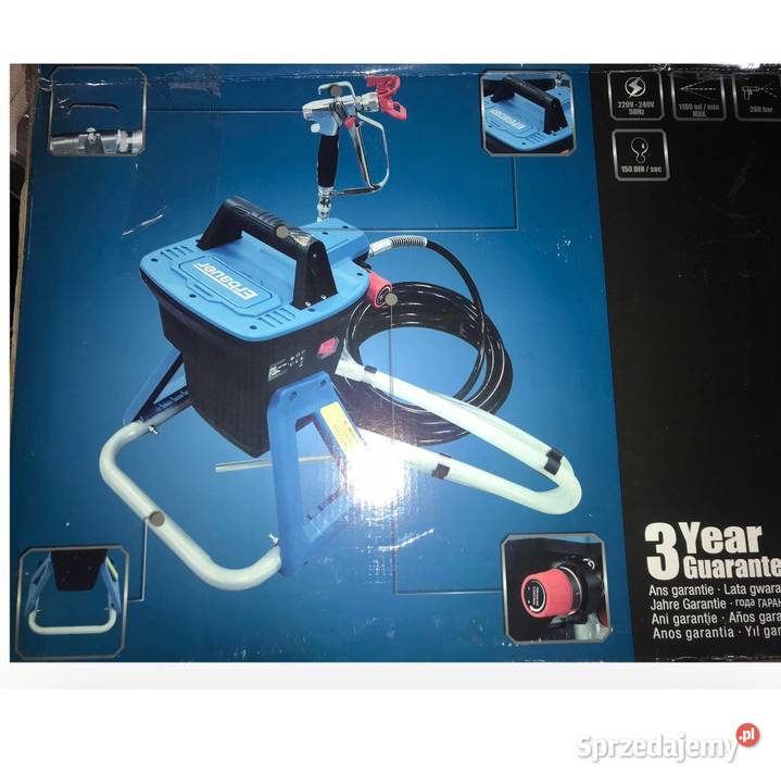 Pistolet malarski Erbauer EAPS600 600 W Agregat Toruń sprzedam