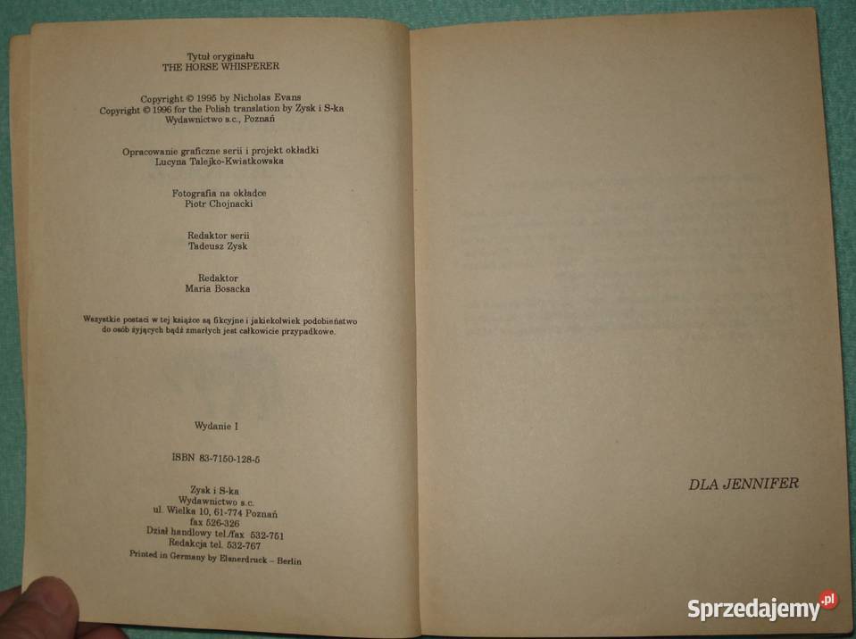 Zaklinacz Koni Warszawa sprzedam