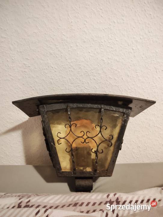 Stara retro lampa kinkiet Przedbórz sprzedam