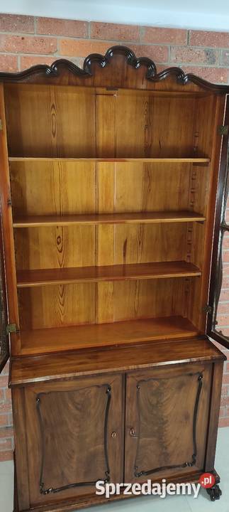 Ekskluzywna biblioteka witryna Ludwik Filip Antyki Łagów