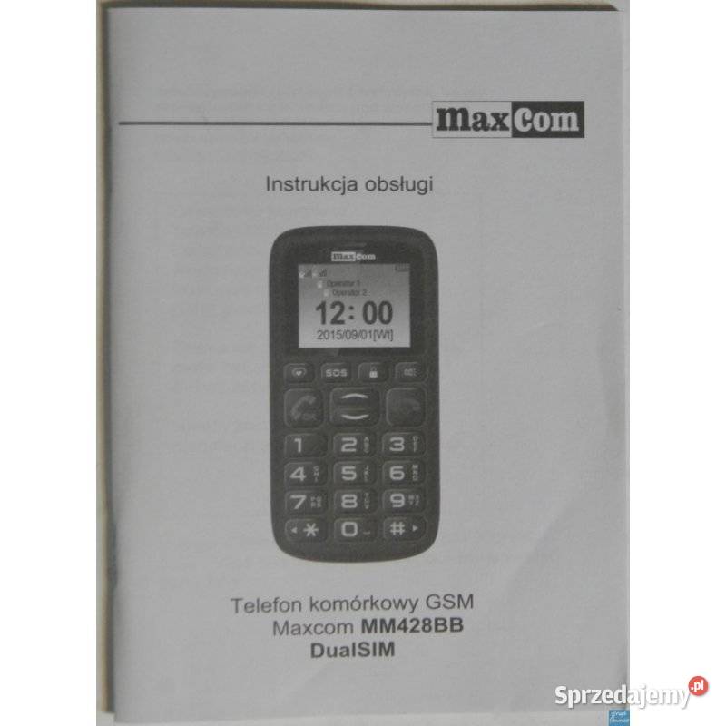 myPhone simply 2 Maxcom MM428BB DualSIM miękka Radom sprzedam
