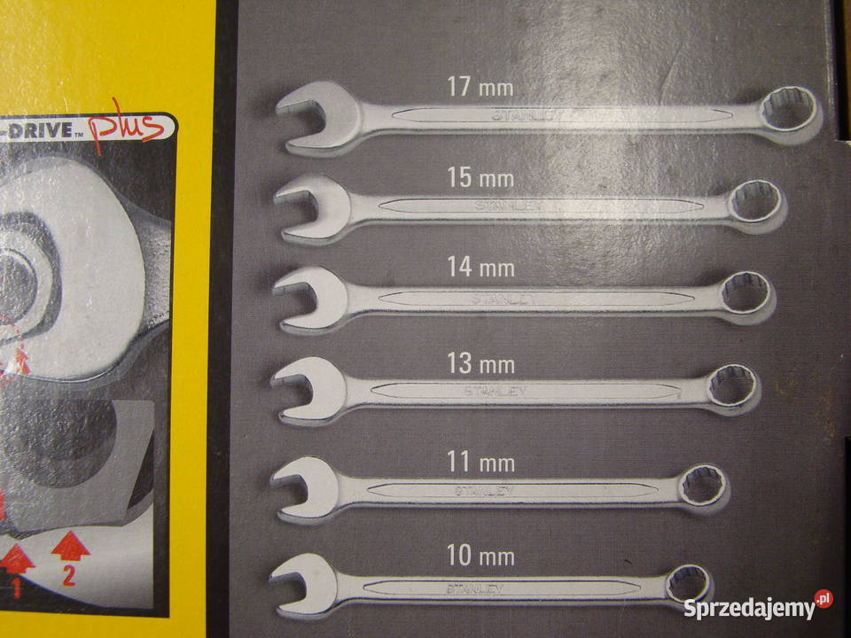 Zestaw kluczy płaskooczkowych STANLEY M 1017 Ref Bielsko-Biała