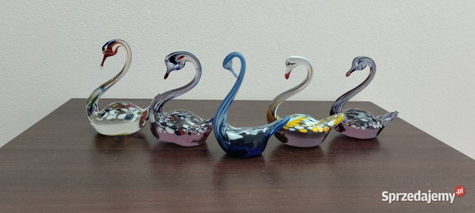 Piękne Szklane Łabędzie Jasło