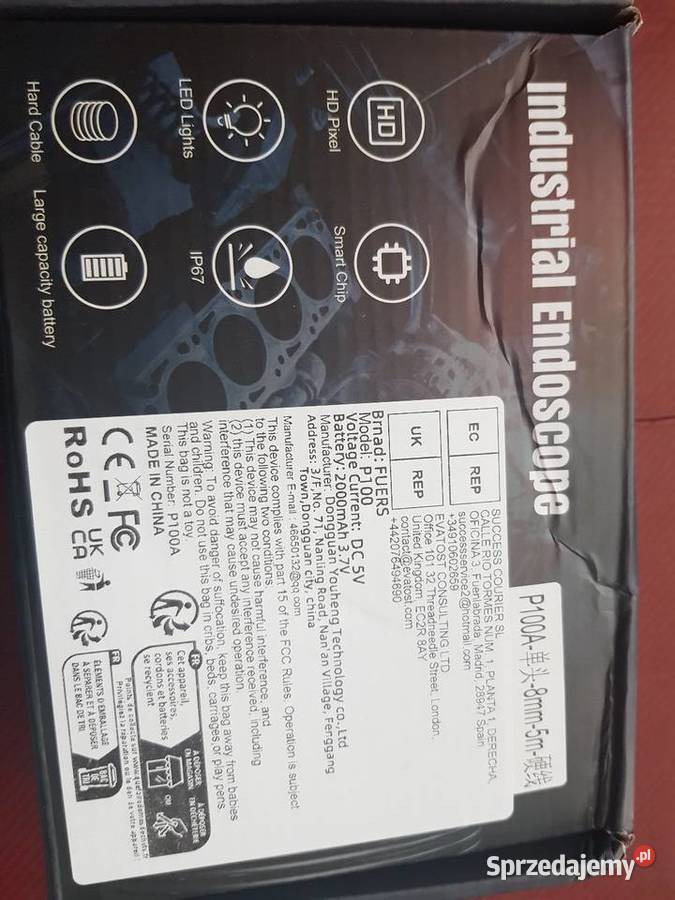 Kamera endoskopowa inspekcyjna łódzkie Bełchatów