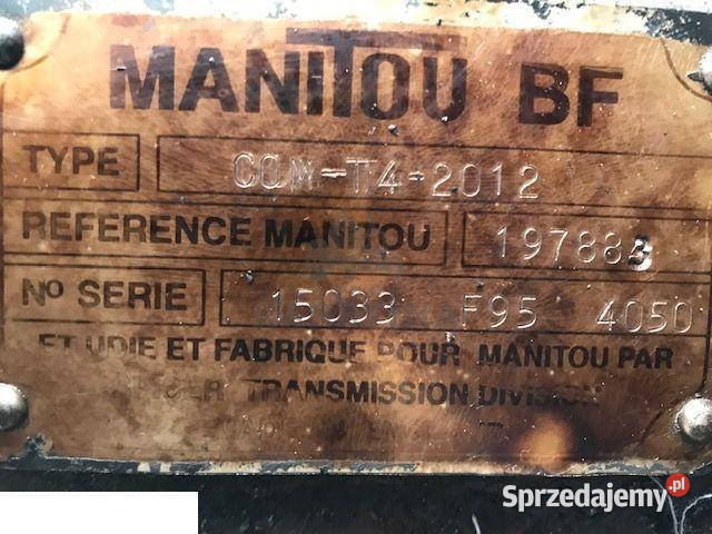 Manitou 626 Spicer Com T42012 CZĘŚCI SILNIK Jastrzębniki