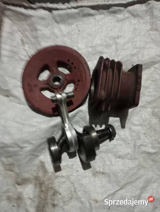 Wał z korbowodem i cylinder do sprężarki c 330 Stankowo sprzedam