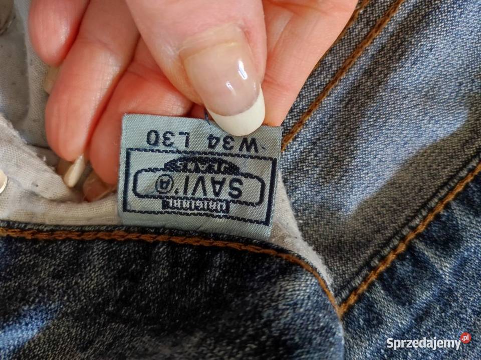 dżinsy spodnie męskie klasyczne casual regular Rozmiar XL