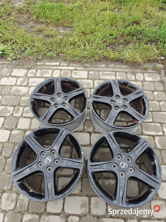 Felgi LEXUS IS200 czarne 17 5x1143 Samochodowe podlaskie Białystok sprzedam