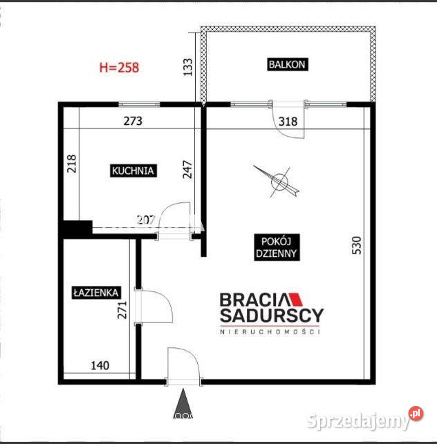 Mieszkanie Kraków 30m2 1 pokój Sprzedaż małopolskie sprzedam